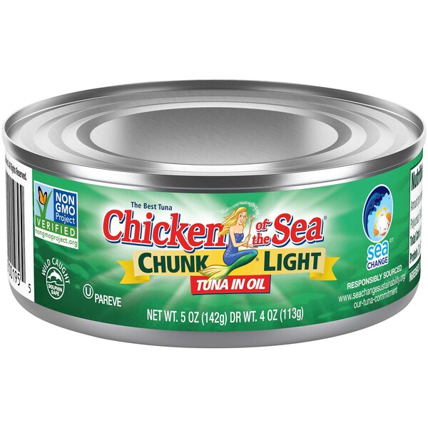 Chicken Of The Sea Chunk Light Tuna In Oil 5 Oz., PK24